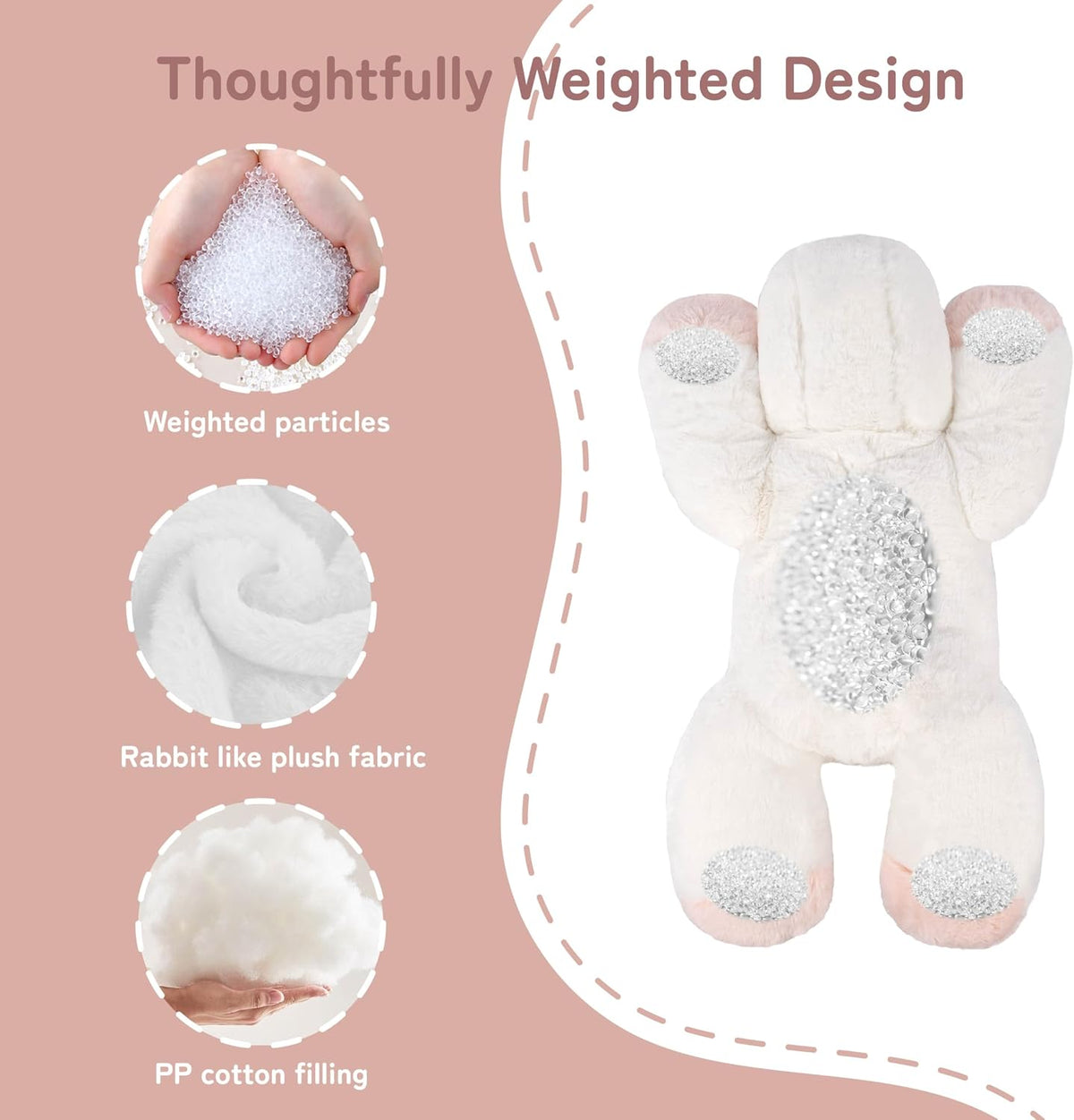 Niuniu Daddy Weighted Stuffed Animals - 5.0 Pounds / Unicorn / Lying - image 4