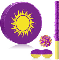 Sotiff dart theme toy gun piñata with blindfold, stick and confetti