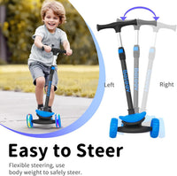 BELEEV A8 Scooter for Kids Ages 3-12 - Black Azure - image 4