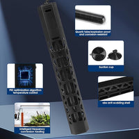 500w Aquarium Heater, Submersible Fish Tank Heater,Intelligent Frequency Conversion with Over-Temperature Protection and Automatic Power-Off When Leaving Water for