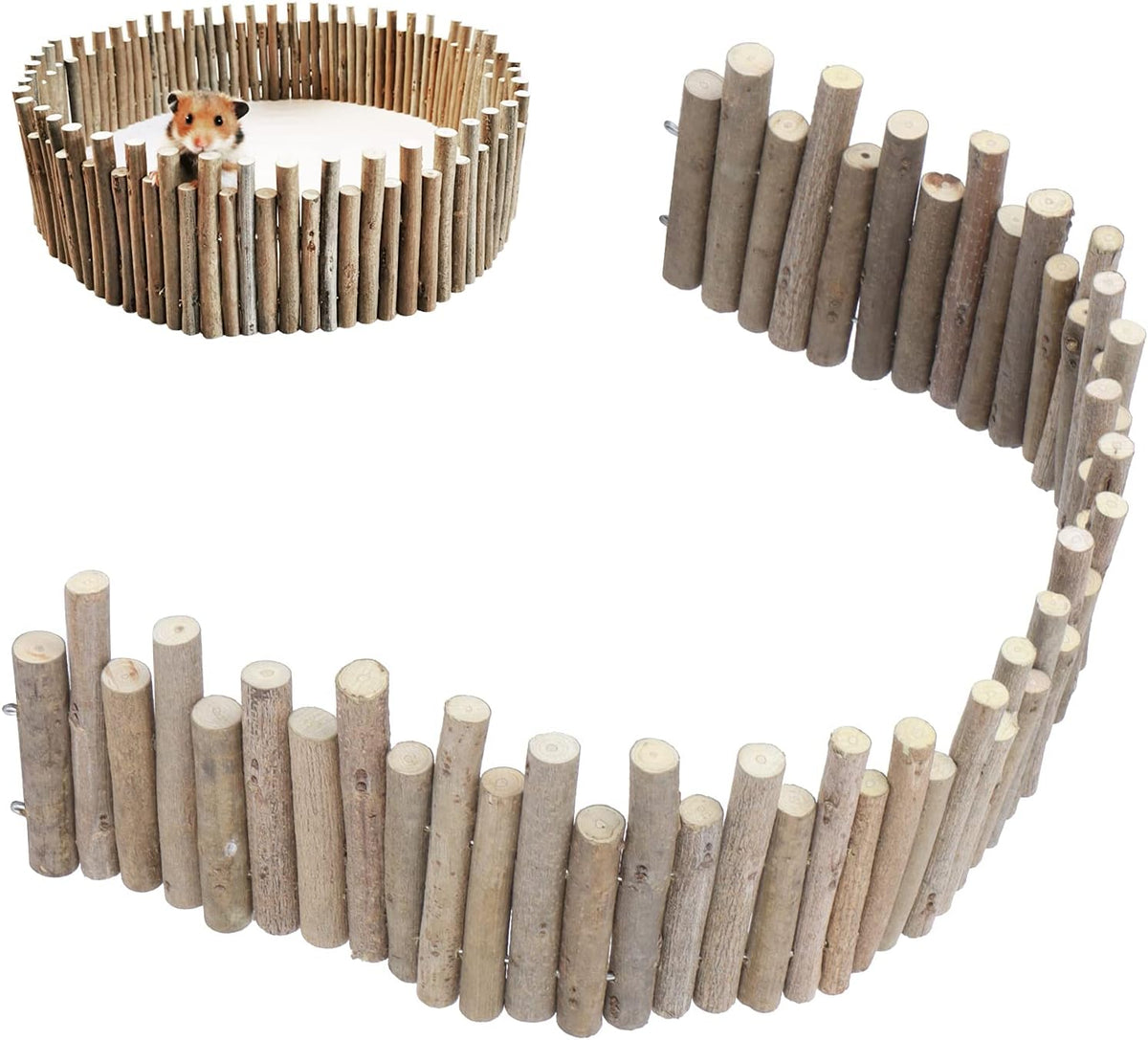 Flexible Hamster Wooden Bridge