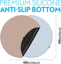 Paw Inspired Round Washable Pee Pads for Dogs - 48" (2 pack) - image 2