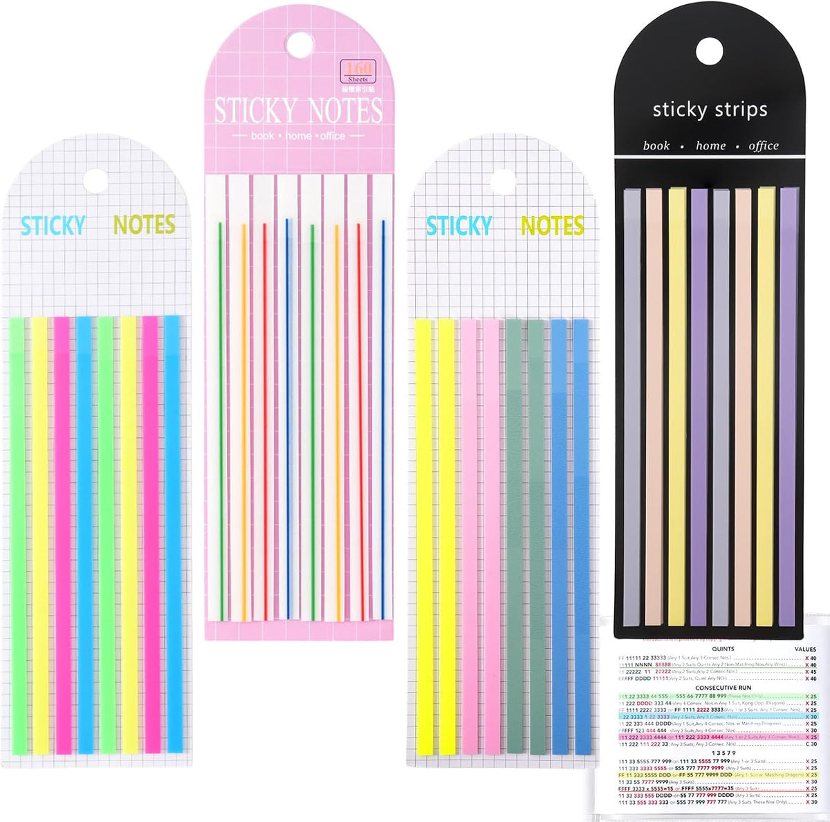 320 pcs Mahjong Card Line Finder Highlighter Tape - 640pc
