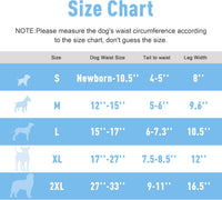 Washable Reusable Female Dog Diapers Small Medium Large Doggie Puppy - Giraffe / Small / 3 - image 3