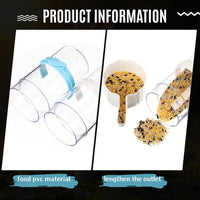 Weewooday 4 Pcs Bird Water Feeder Cage, Blue, White - Blue, White / 490 ml / Cute Style - image 3