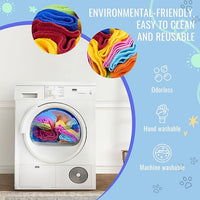Pet Snuffle Ball, Puzzle Sniffing Interactive Dog Ball for Blind Dogs Training Stress Relief Dog Enrichment Toys Treat Machine Washable (20cm, Rainbow Color Upgrade)