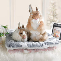 Small Animal Bed Mat, Soft & Warm, Suitable for Guinea Pig - XX-Large(19.7''x15.7'') / Star Grey - image 3