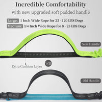 Hands Free Dog Leash with Zipper Pouch - Green / Large - image 3
