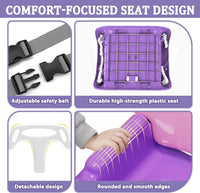 JWPEHOE foldable toddler swing with soft cushion and metal frame - view 16