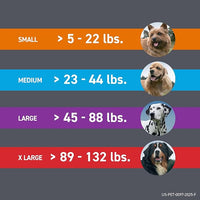 Frontline Plus for Dogs Large Dog (45 to 88 pounds) Flea and Tick Treatment, 6 Doses