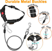 Chew Proof Dog Car Seat Belt - Black / 2 Pack - image 2