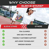 Sleeve Stars Tennis Elbow Brace for Women - Adjustable Tennis Elbow Strap, Golfers Elbow Brace for Men, Counterforce Brace for Tendonitis Relief, Fits 9"-23" (Pair/Dark Purple)