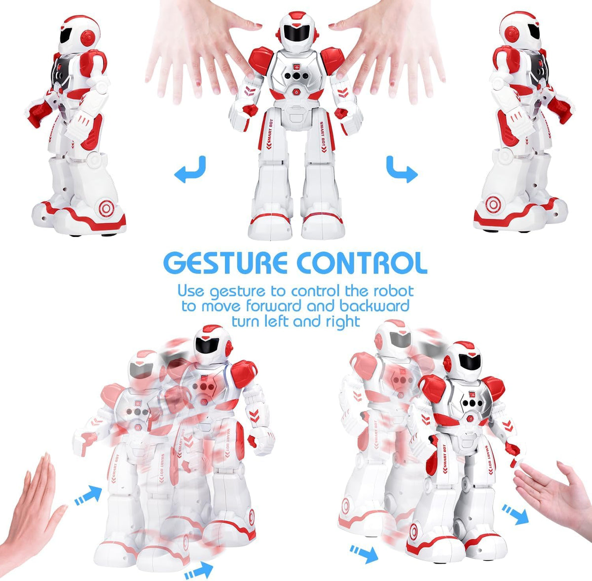 KingsDragon Robots Toy for Kids - Red - image 4