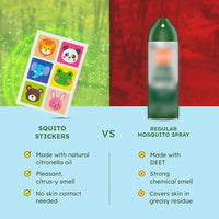 BugMD Squito Stickers Mosquito Repellent Patch Stickers for Kids (390 Patches), Safe & Effective Insect Repellent Patches for Toddlers, Kids, Camping, Beach & Outdoor Essentials