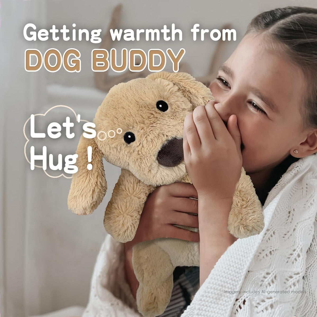 Capybara Stuffed Animals, Microwavable Stuffed Animal Adorable Fluffy Capybara Plush for Warmth - 2 pcs Dog - image 4