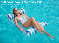 Jasonwell Inflatable Pool Hammock Float - Green&Blue / Large / 2 - image 2