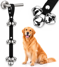 BLUETREE Dog Doorbells Premium Quality Training Potty Great Dog Bells - 01Black(one pack)