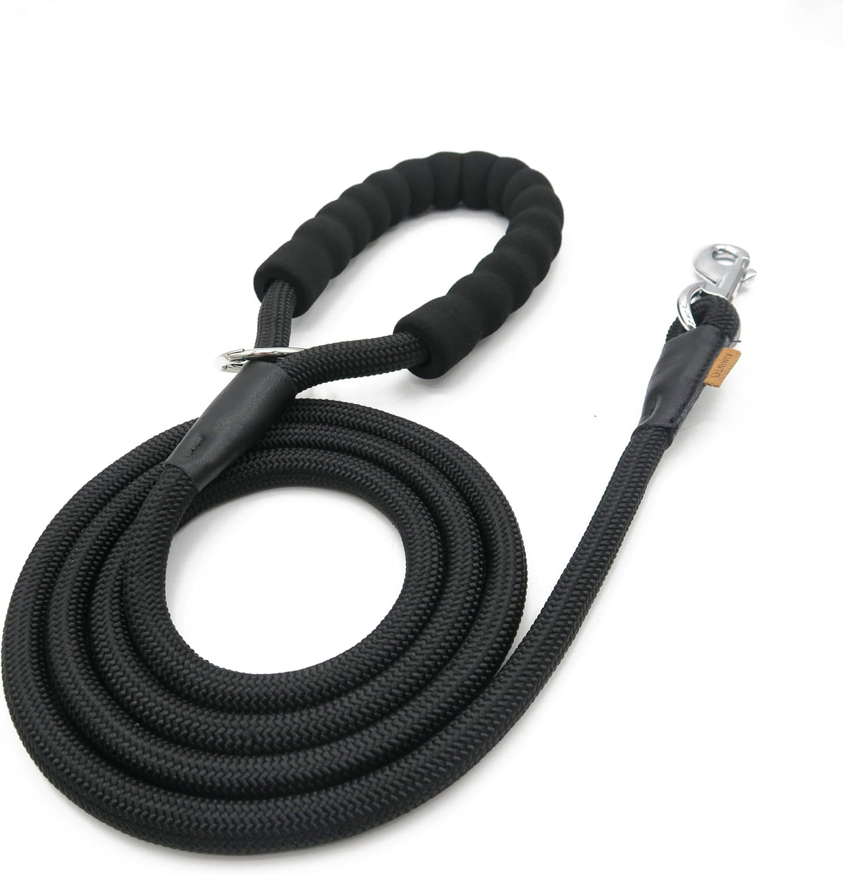 Aiminto braided rope dog leash with metal easy-snap clasp for training and walks