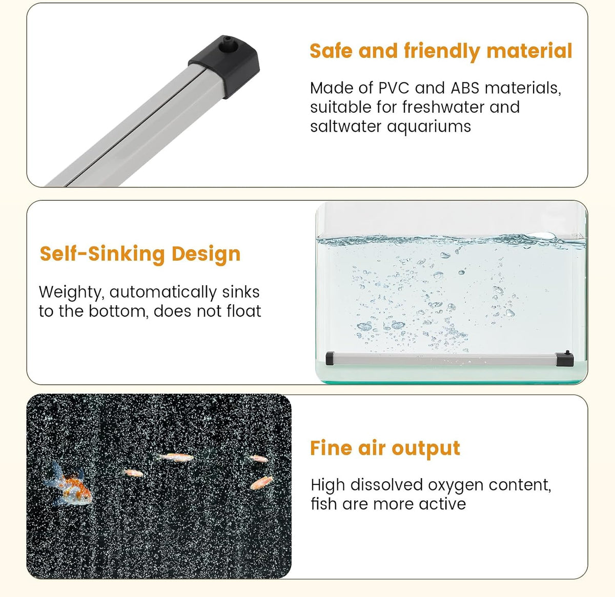 hygger Aquarium Bubble Strip - 13.8 Inch - image 3