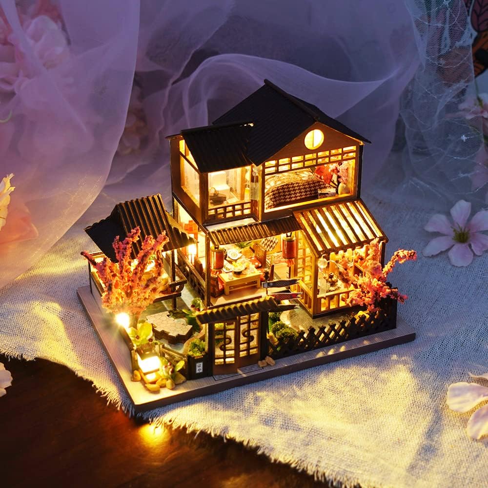 CUTEBEE 3D Wooden Puzzle for Adults - Japanese Garden House - image 3