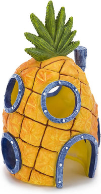 Penn-Plax Spongebob & Pineapple House Aquarium Decor - Large / Pineapple Home