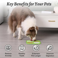 MateeyLife Lick Mat for Dogs & Cats - Blue&Green / 6"x6" - image 4