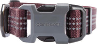 Carhartt Nylon Dog Collar Hunter Orange L – Essentials for Dogs - Deep Wine / Large 18-26"(L) X1"(W) - image 2