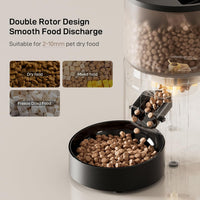 IMIPAW PET Automatic Cat Feeder: 3L Auto Food Dispenser with Timed - Black - image 4