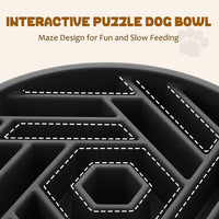 WHIPPY Slow Feeder Dog Bowl - grey - image 2