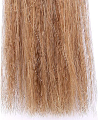 Horse Tail Extensions with Braided Horsehair Loop, Blunt Cut Bottom, 34-36 inches Long and 1 lb Weight (Mixed Brown)