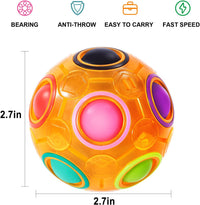 Vdealen Magic Rainbow Puzzle Ball - Orange - image 2