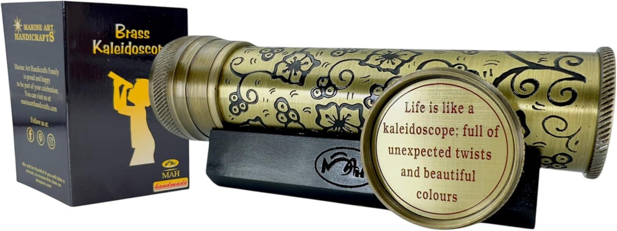 MAH Handcrafted Brass Kaleidoscope - Kaleidoscope – Wonder Edition 5
