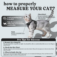 rabbitgoo Cat Harness and Leash Set, Escape Proof Vest - S / Pixel Tabby - image 2