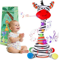 Dancing Talking Giraffe Toy, Singing Giraffe Baby Toys for Kids – Fun for Kids & Family - Zebra
