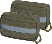 OneTigris Service Dog Vest Harness Saddle Bag Backpack Pouch – Essentials for Dogs - Green