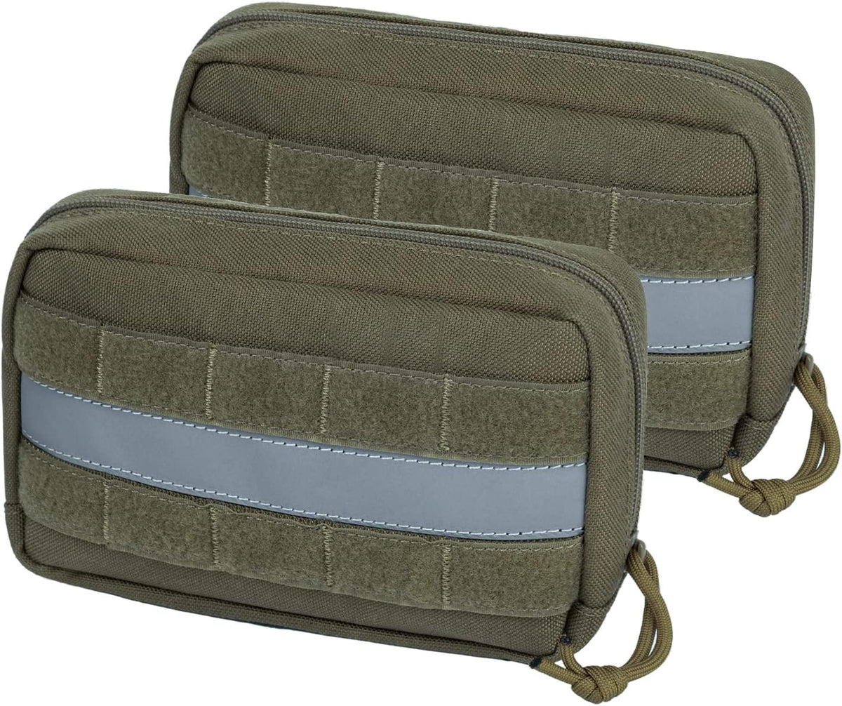 OneTigris Service Dog Vest Harness Saddle Bag Backpack Pouch – Essentials for Dogs - Green