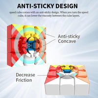 CFMOUR stickerless 2x2 and 3x3 speed cube set in gift box - view 11