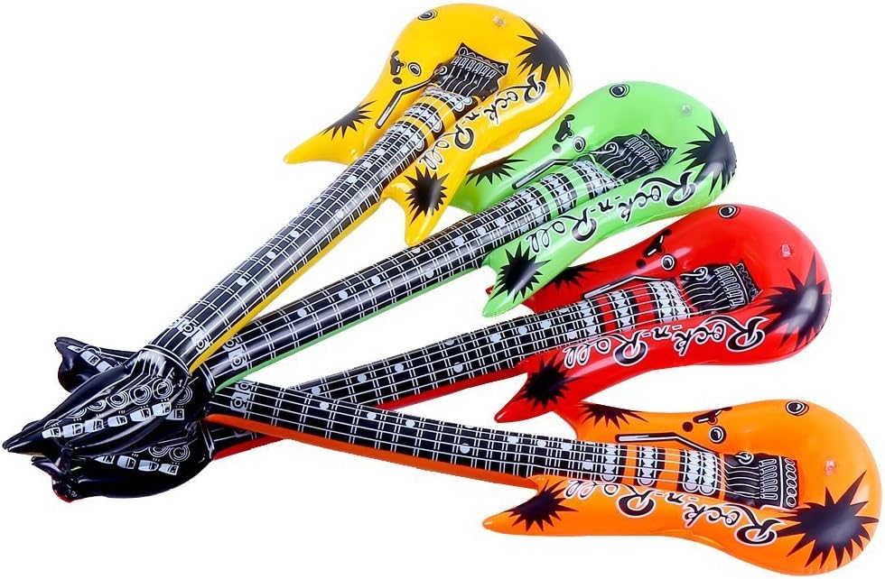 DECORA 35 Inch Rock Star Inflatable Guitar Assorted Color - image 2