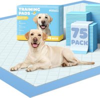Powools Puppy Pads for Dogs, 6-Layer, Leak-Proof - 38" x 28" (75 Packs)