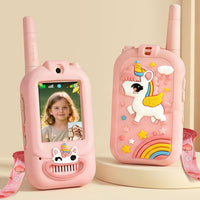 Video Walkie Talkies for Kids - Unicorn Pink