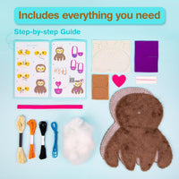 Avenir My First Sewing Kit for kids with a finished unicorn plush and pre-cut fabric pieces - view 13