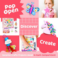 Mumaloo Arts and Crafts Kit for Kids, 10 Projects Ages 4, 8 - Unicorn - image 3