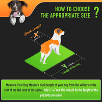 Hompet Dog Grass Pad with Tray Large, 35"x22.5" - Black / 41 x 27" - image 3