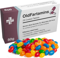 Funny Prank Pill Box Candy, Gag Gifts for Men - Old Fartamins