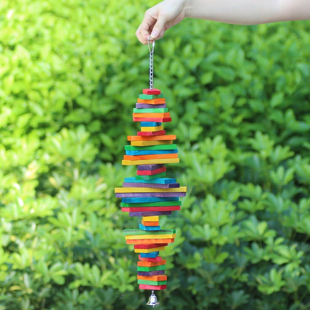 KINTOR Large Parrot Chew Toy - Rainbow - image 4
