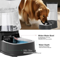 Automatic Dog Water Dispenser, Stainless Steel Bowls Feeder - Black / 1.6 Gallon - image 4