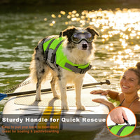 Mklhgty Hawaiian Dog Life Jacket - Green / Medium - image 2