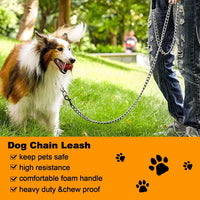 Heavy Duty Metal Dog Leash - 6 FTx3 mm (30-120 lbs) - image 4