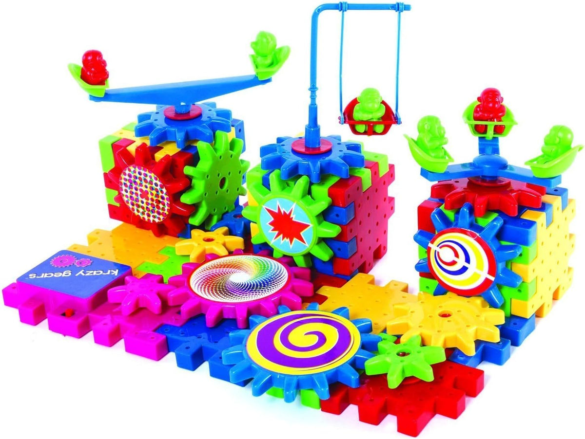Gear Building Toy Set, Interlocking Learning Blocks - image 4