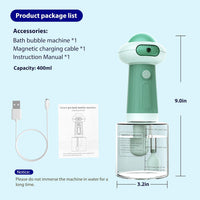 Electric Dog Shampoo Dispenser & Foam Sprayer - Green UFO - image 2